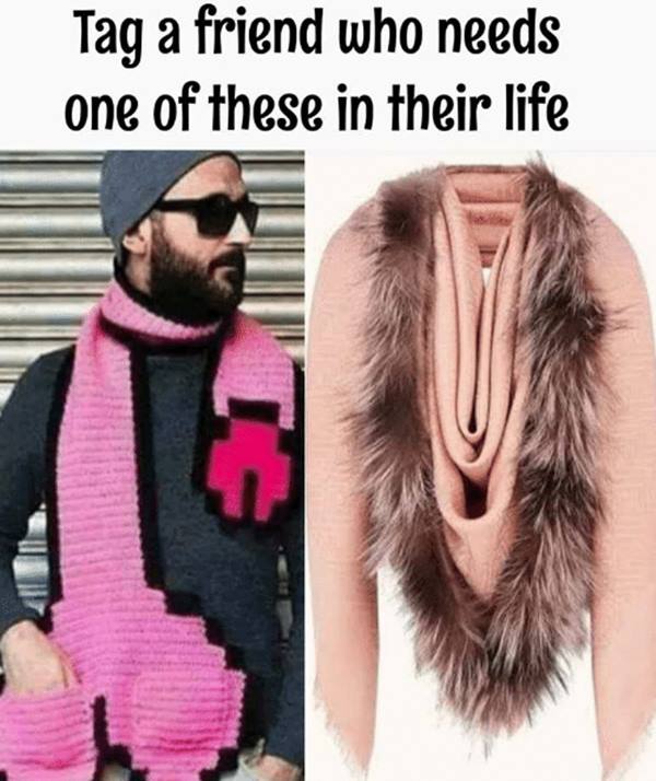 Meme de la bufanda vaginal