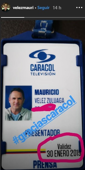 Carnet Mauricio Vélez