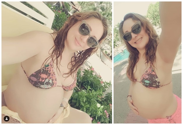Fotos de Ana Victoria Beltrán embarazada y en bikini