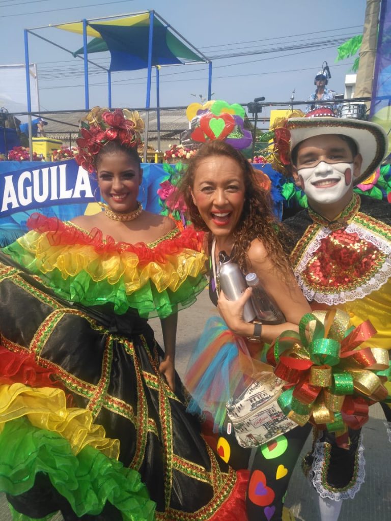 Karen y Toño se fueron para el Carnaval de Barranquilla