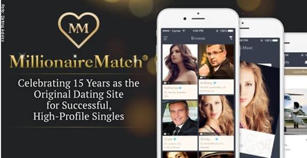 Imagen de la app para conseguir pareja Millionaire Match