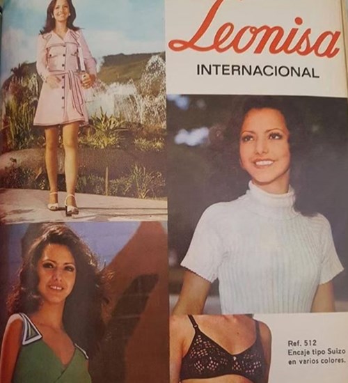 Luzma, mamá de Carolina Cruz, cuando era modelo