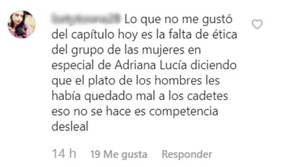 Comentarios a Adriana Lucía