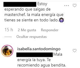 Critica a Isabella Santo Domingo