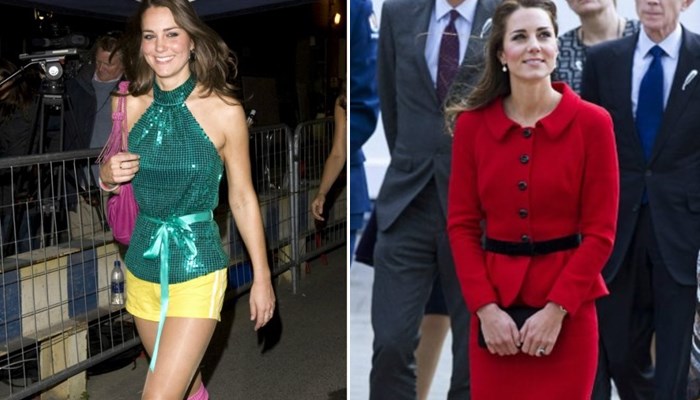 Kate Middleton antes y ahora