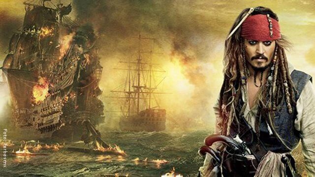Portada Piratas del Caribe con Jack Sparrow.